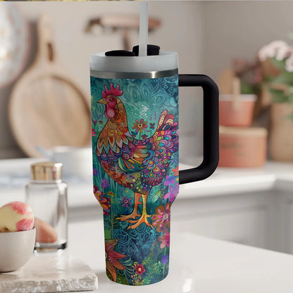 Shineful Tumbler Chicken: Feathered Fiesta Edition