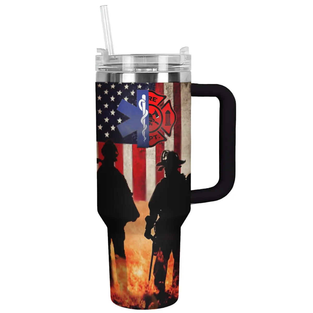 Shineful Tumbler Firefighter RESCUE & REPLENISH