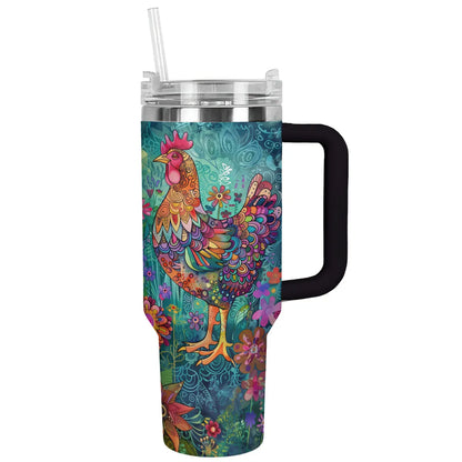 Shineful Tumbler Chicken: Feathered Fiesta Edition