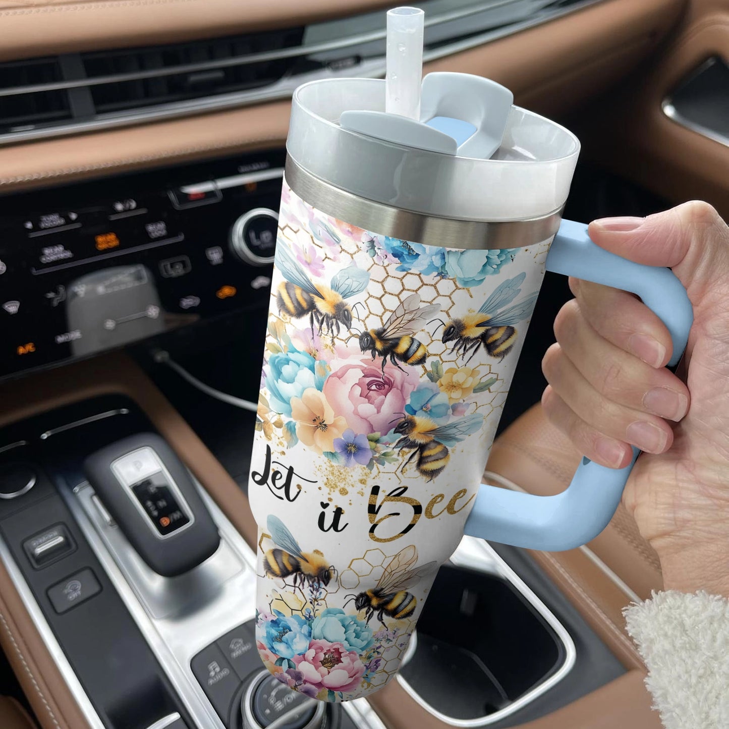 Shineful Tumbler "Let It Bee"