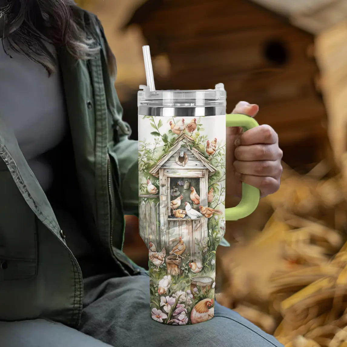 Shineful Tumbler Country Chicken Coop