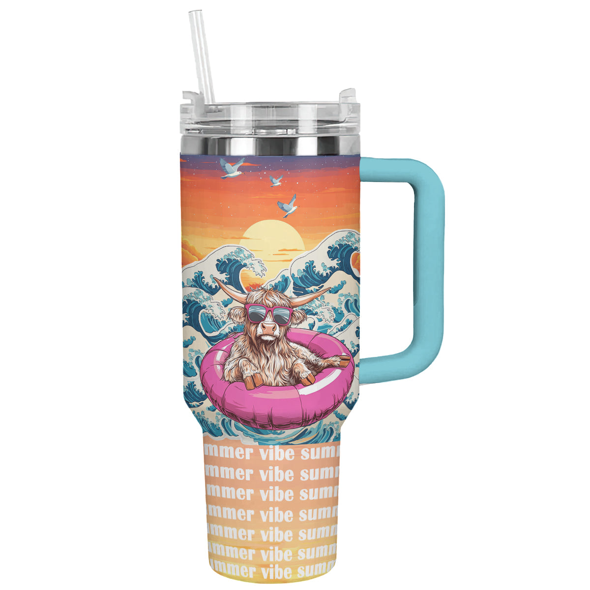 Shineful Tumbler Happy Cow Summer Holiday