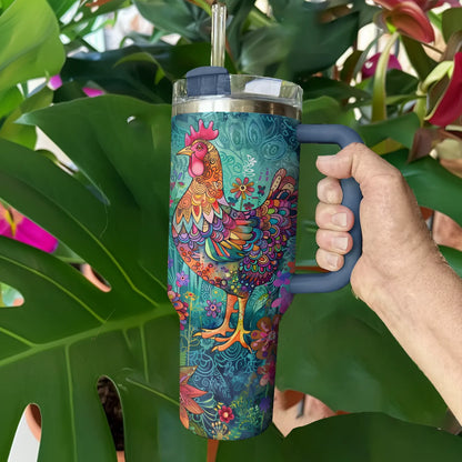 Shineful Tumbler Chicken: Feathered Fiesta Edition