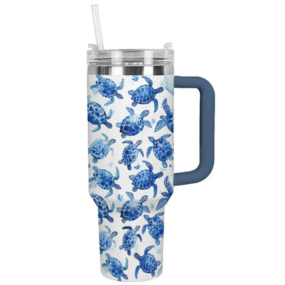 Shineful Tumbler Sea Turtle Blue Bliss