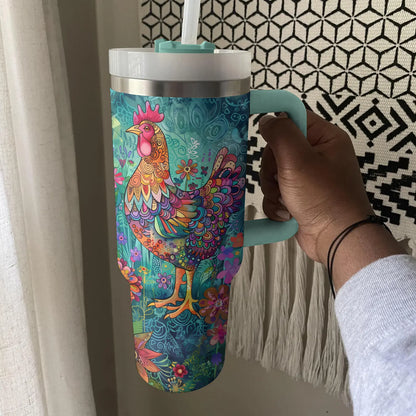 Shineful Tumbler Chicken: Feathered Fiesta Edition