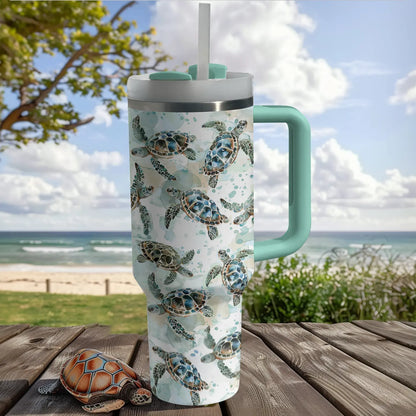 Shineful Tumbler Serene Sea Turtle