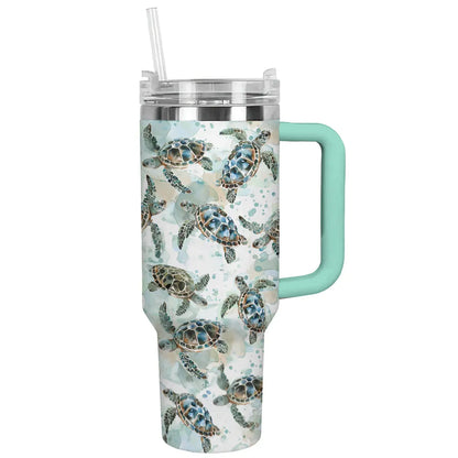 Shineful Tumbler Serene Sea Turtle