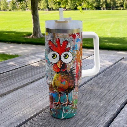 Shineful Tumbler Cluckin' Cute Chicken