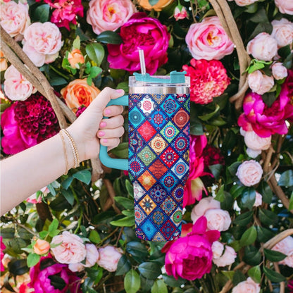 Shineful Tumbler Quilting Harmony Splash