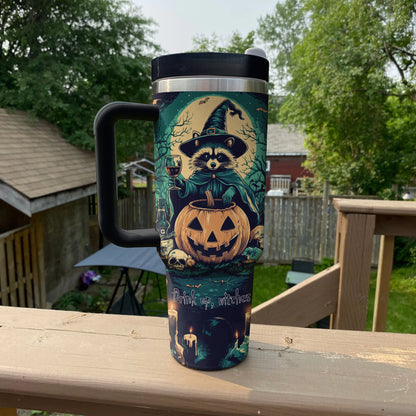 Shineful Tumbler Raccoon Witches Brew