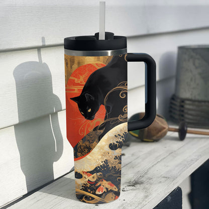 Shineful Tumbler Golden Hour Cat