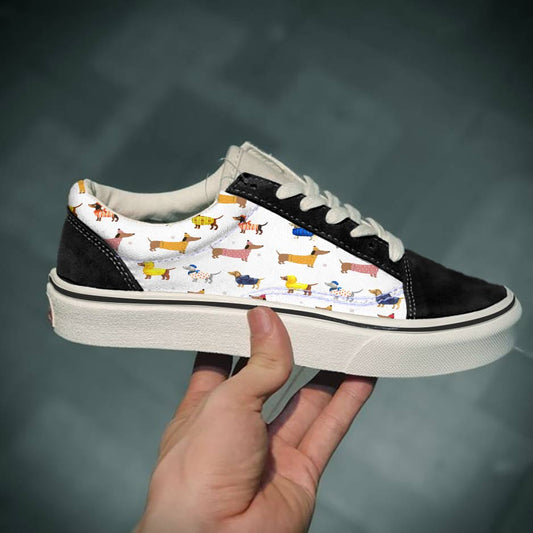 Shineful Sneakers Dachshund Newpattern