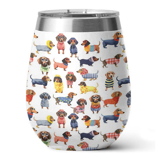 Shineful Wine Tumbler Fashion Dachshunds