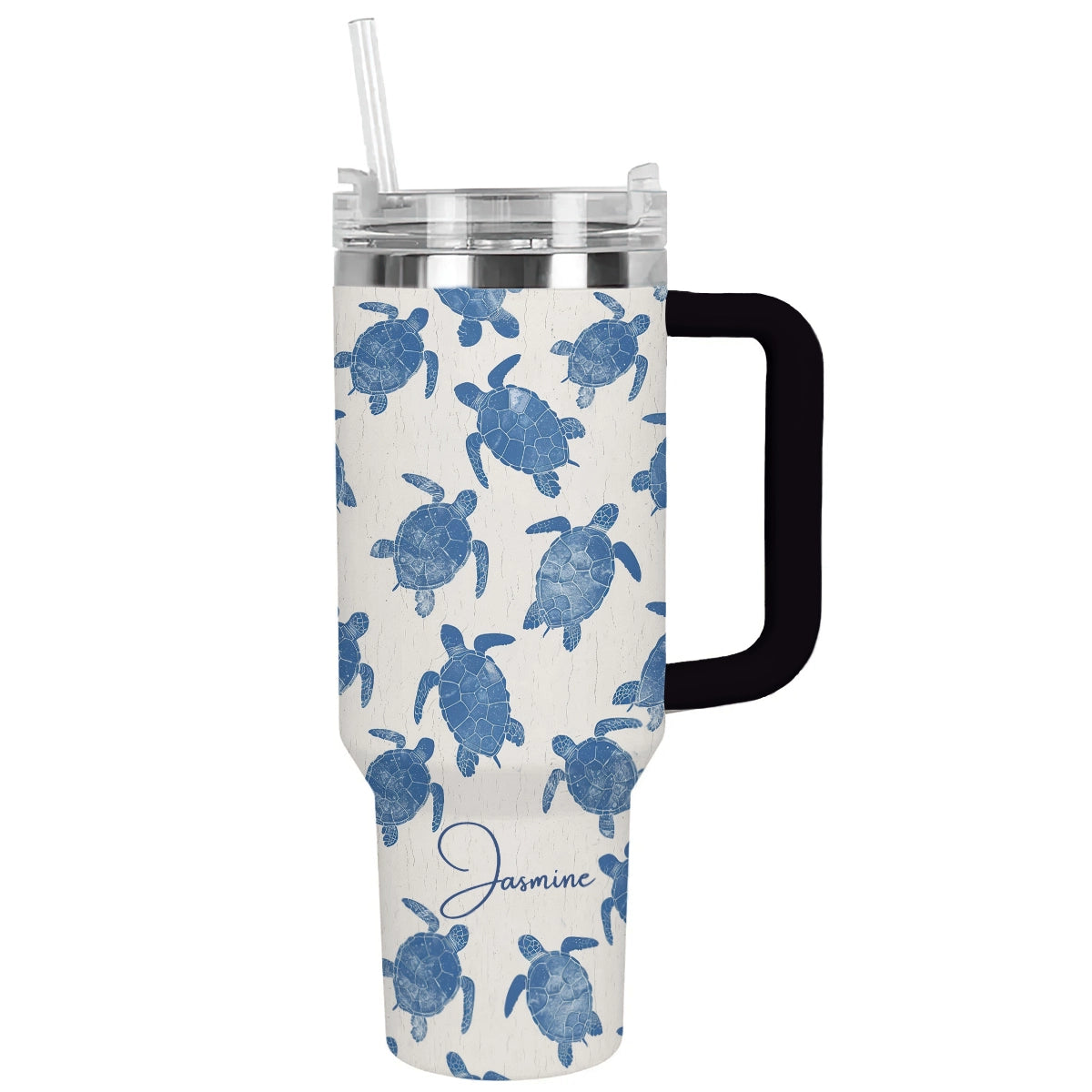 Shineful Tumbler Personalized Gentle Sea Turtle