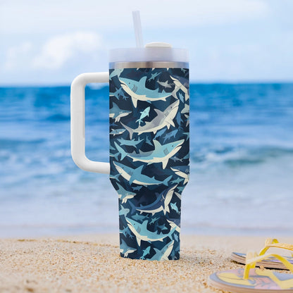 Shineful Tumbler Shark Ocean Prowler