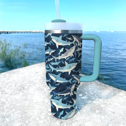 Shineful Tumbler Shark Ocean Prowler