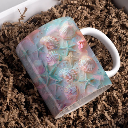 Shineful Ceramic Mug Coastal Shell