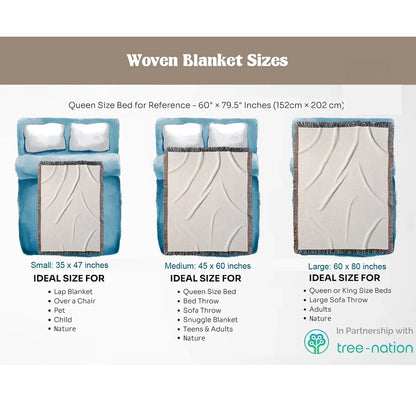 Shineful Woven Tapestry Throw Blanket Lamb of Grace