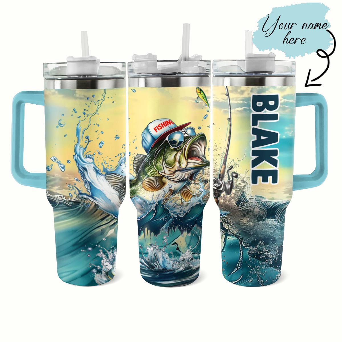 Shineful Tumbler Fishing Dad