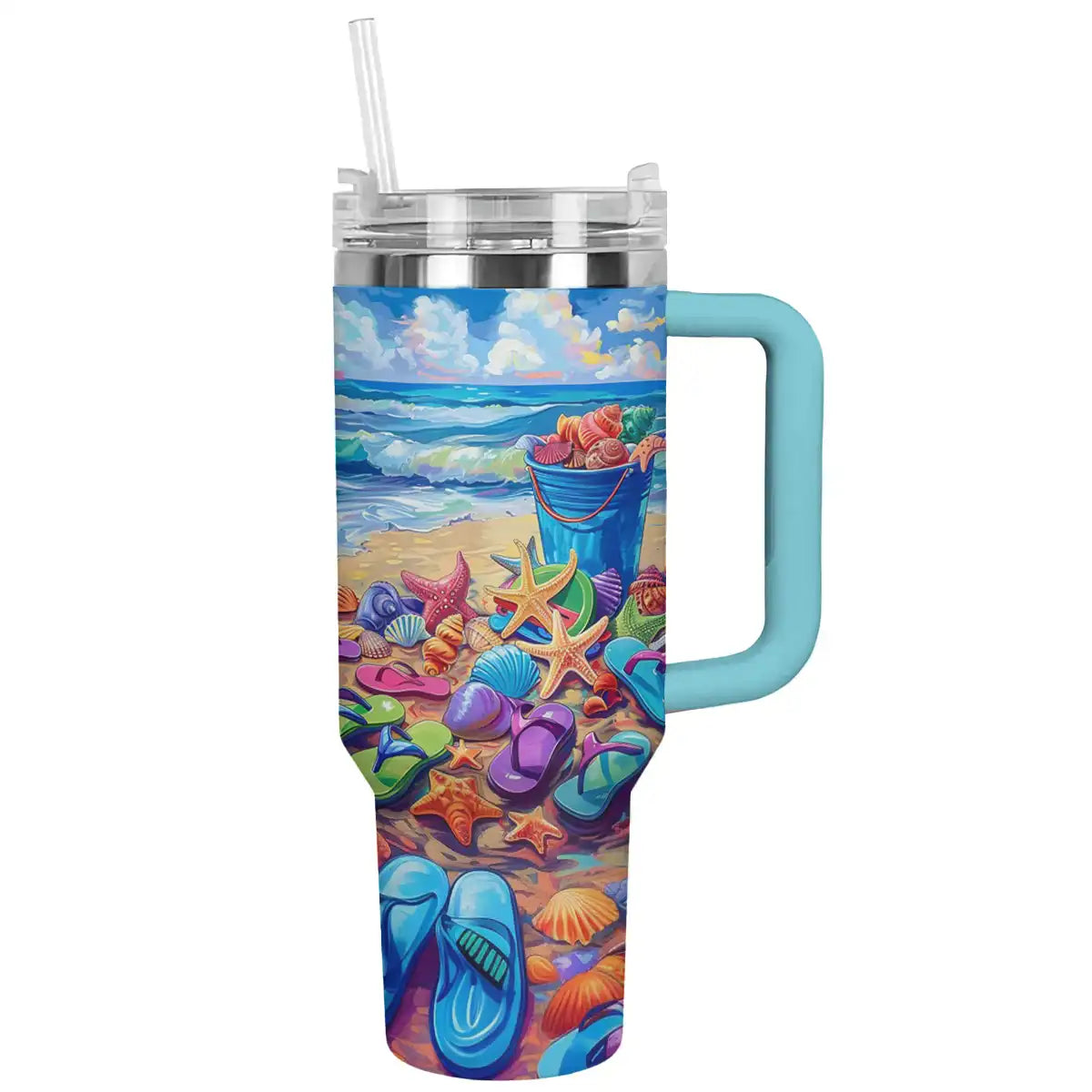 Shineful Tumbler Beach Flipflops