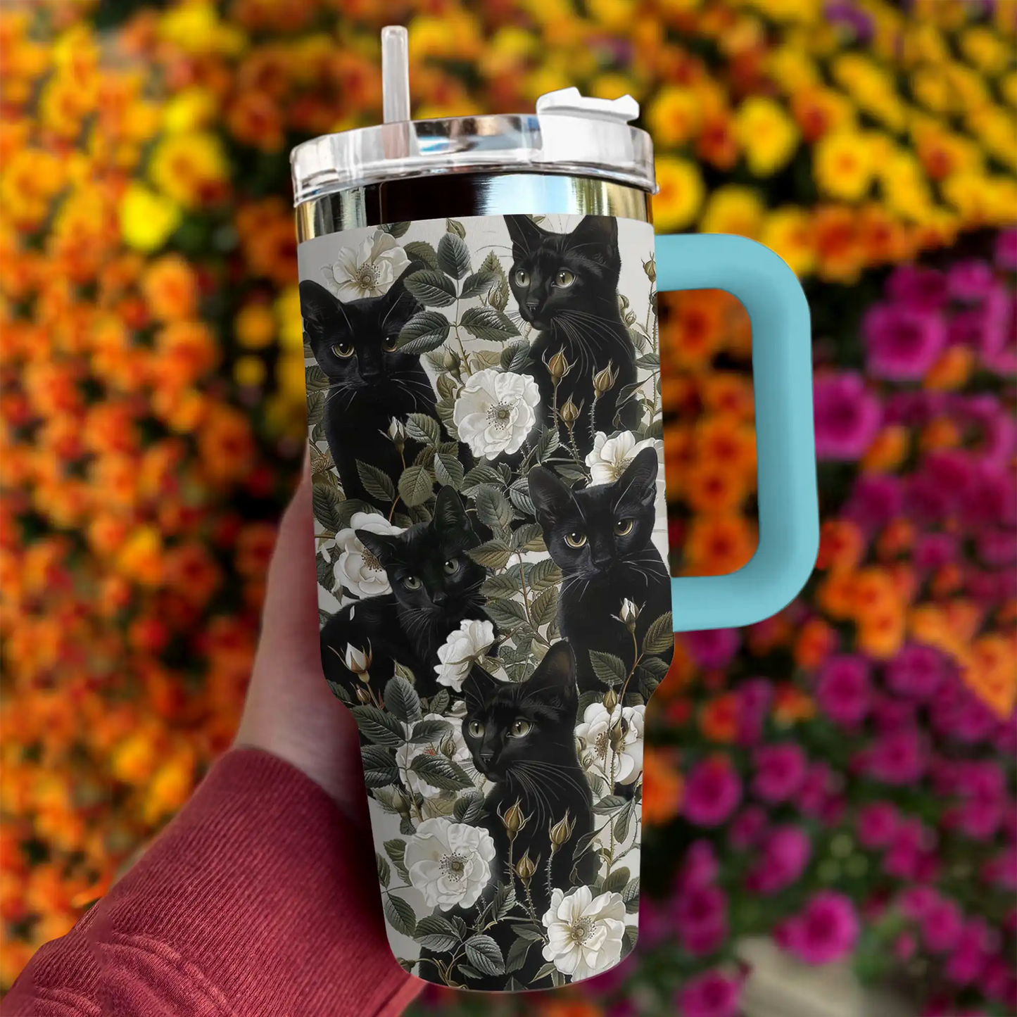 Shineful Tumbler Magnificent Black Cats