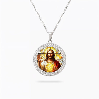 Shineful Necklace Sacred Heart of Jesus