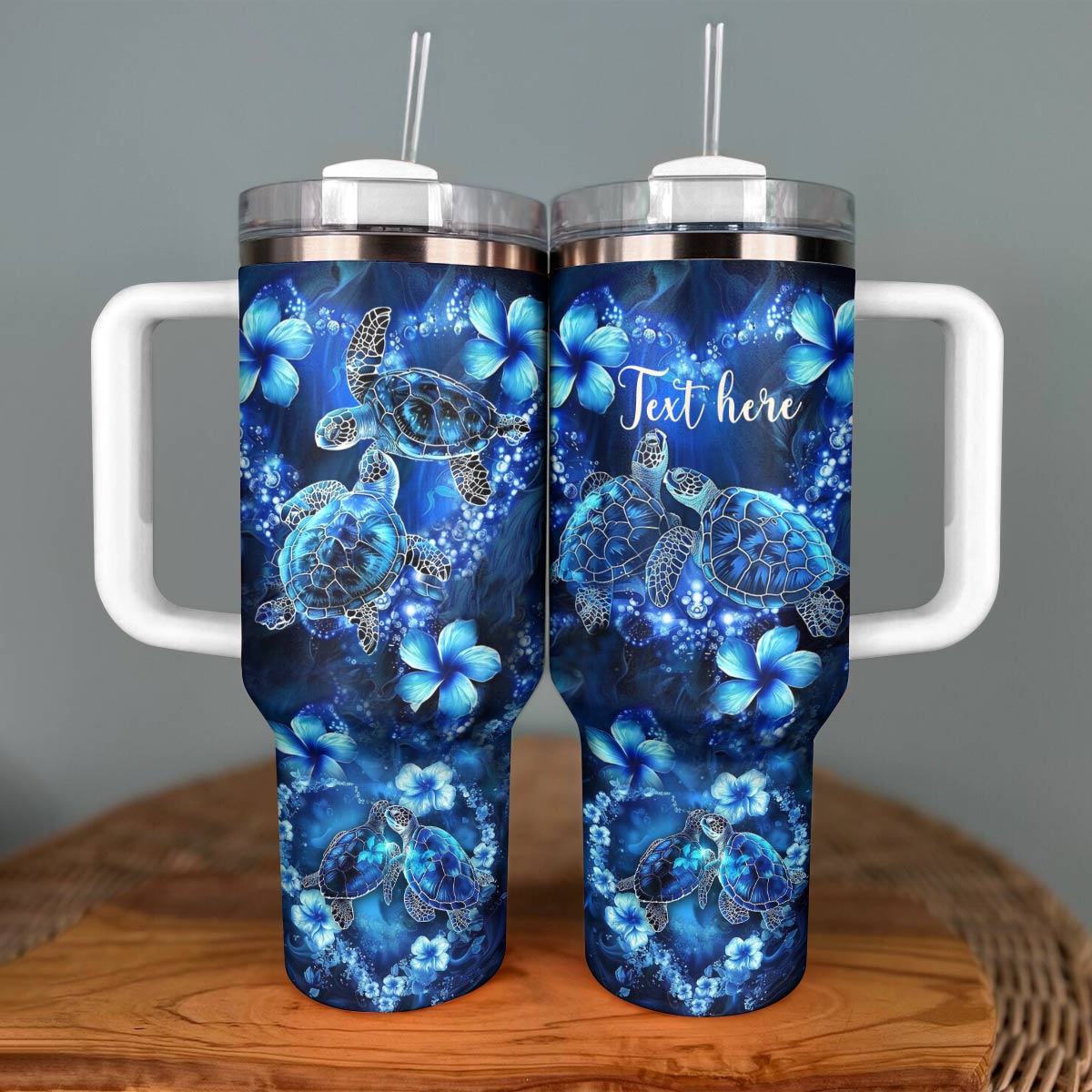 Shineful Tumbler Sea Turtles Lovely