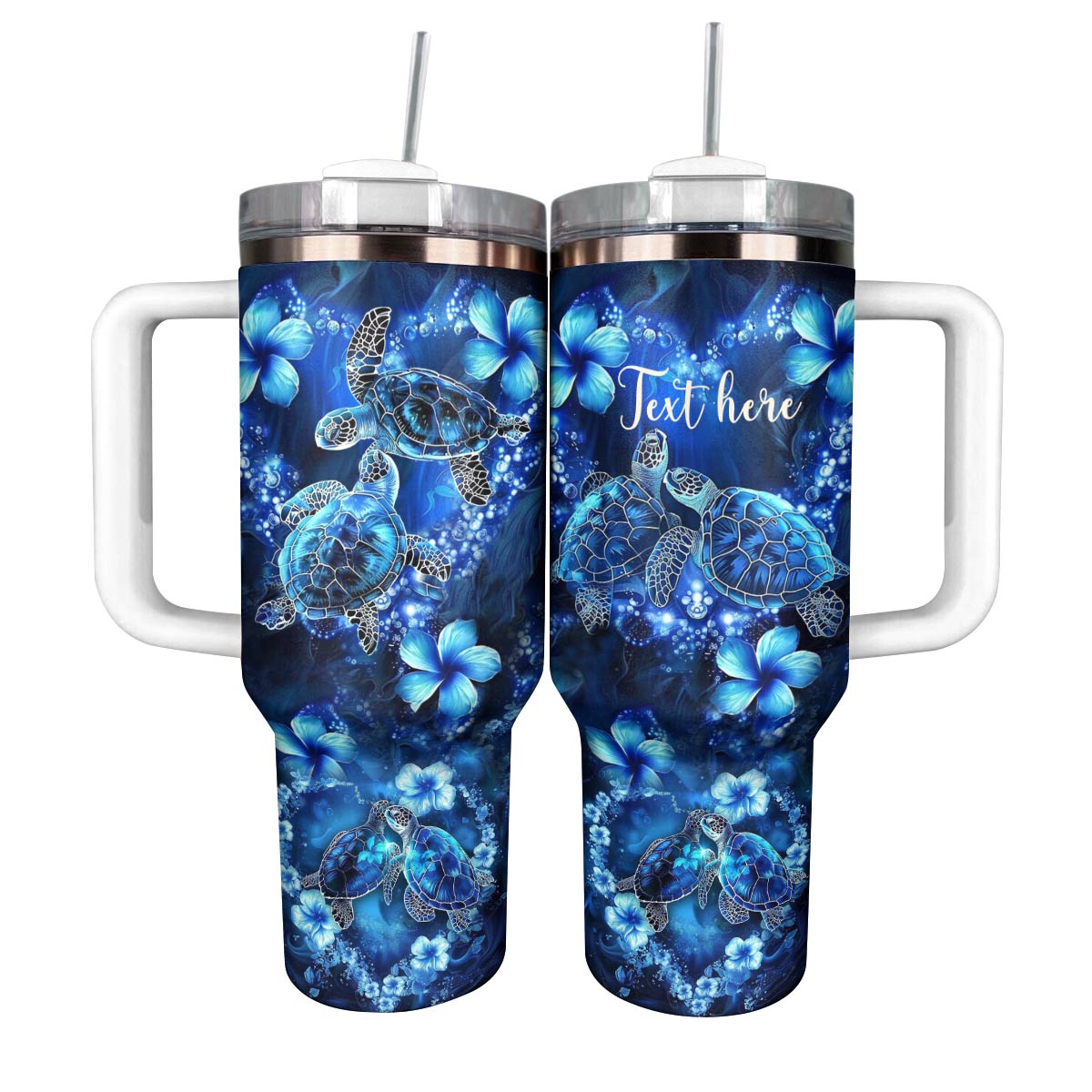 Shineful Tumbler Sea Turtles Lovely