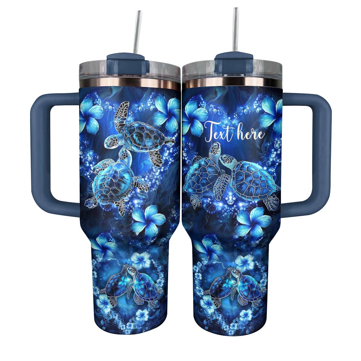 Shineful Tumbler Sea Turtles Lovely