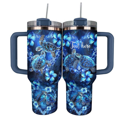 Shineful Tumbler Sea Turtles Lovely