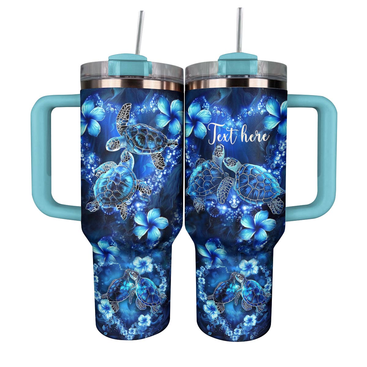 Shineful Tumbler Sea Turtles Lovely
