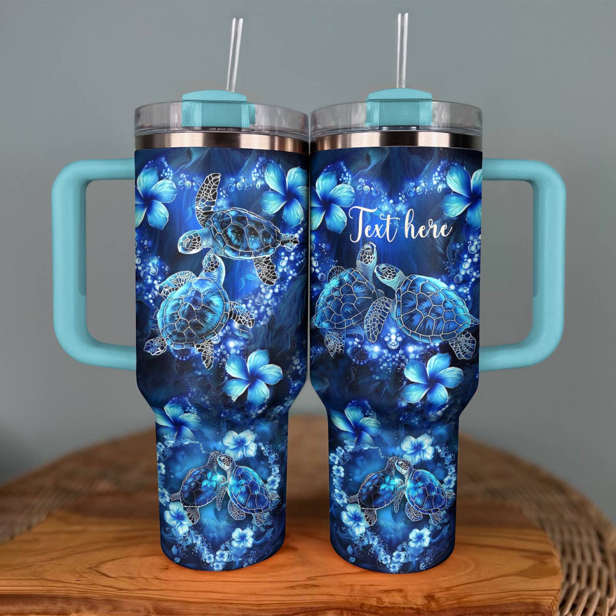 Shineful Tumbler Sea Turtles Lovely