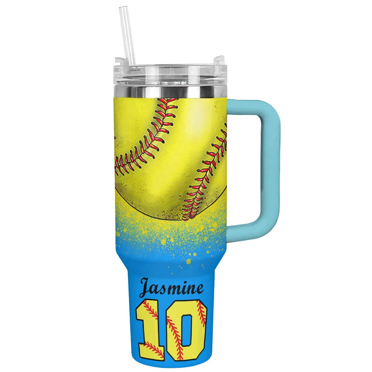 Shineful Personalized Tumbler Softball Life