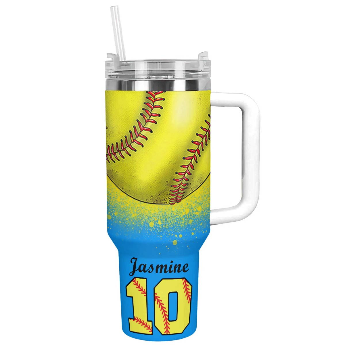 Shineful Personalized Tumbler Softball Life