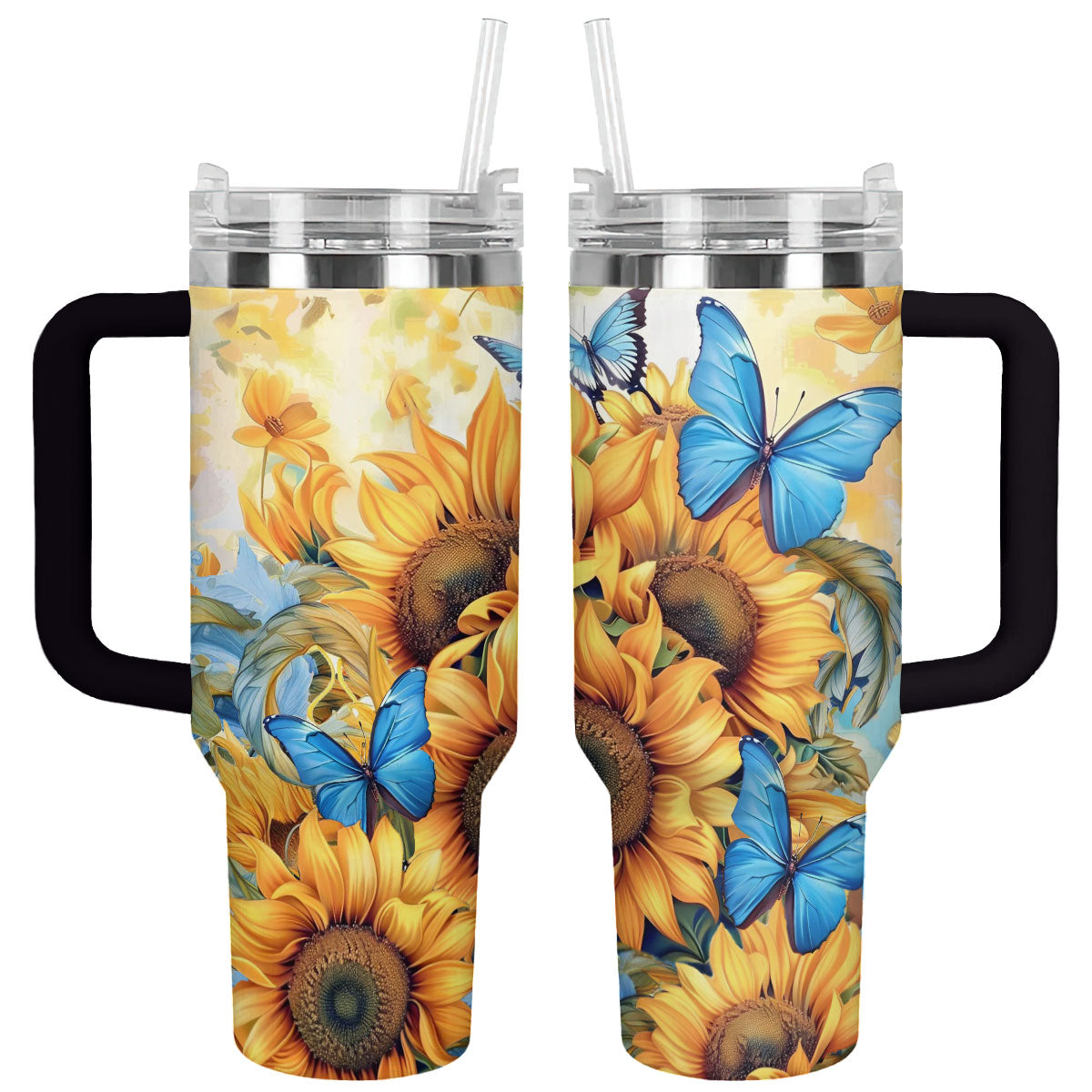 Shineful Tumbler Butterfly Blooms