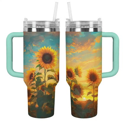 Shineful Tumbler Sunflower In The Sunset