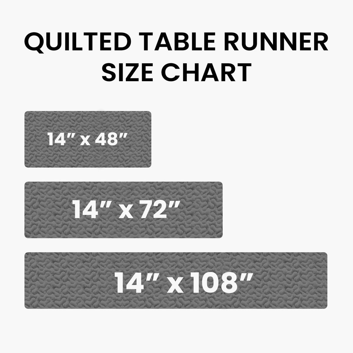Shineful 2D Flat Print Quilted Table Runner Lucky Hearth