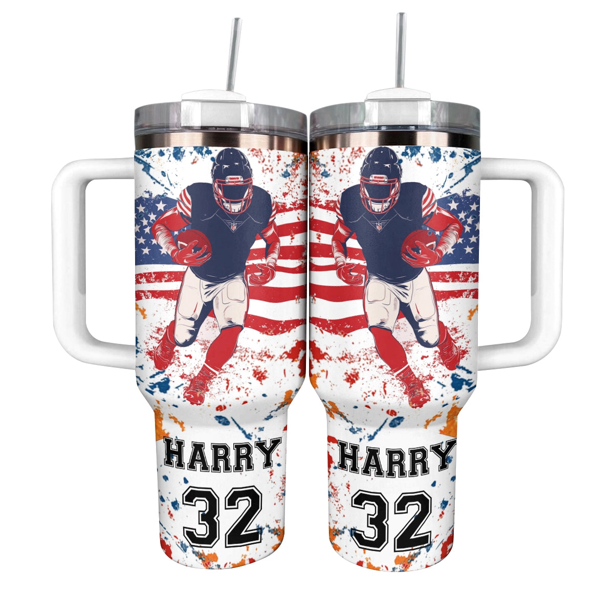 Shineful Tumbler Personalized Football Gridiron Glory