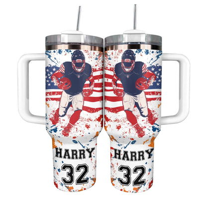 Shineful Tumbler Personalized Football Gridiron Glory