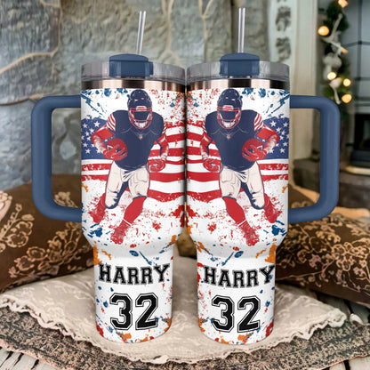 Shineful Tumbler Personalized Football Gridiron Glory