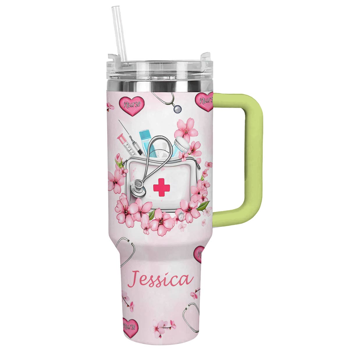 Shineful Tumbler Cherry Blossom Nurse Bag