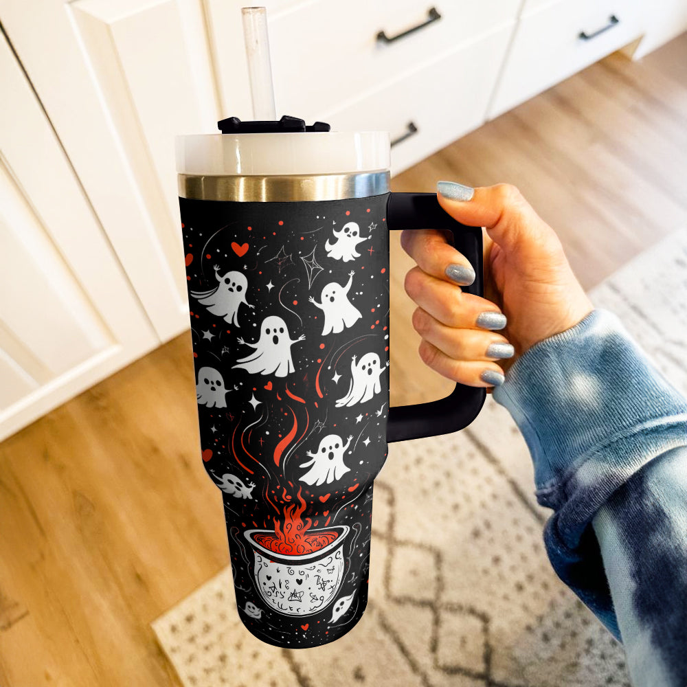 Shineful Tumbler Ghostly Sips Halloween