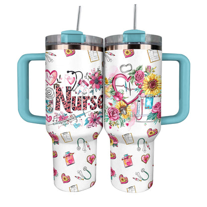 Shineful Tumbler Pink Nurse Life
