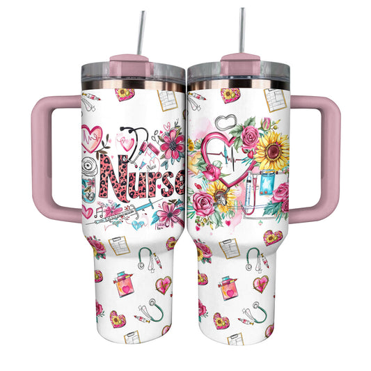 Shineful Tumbler Pink Nurse Life