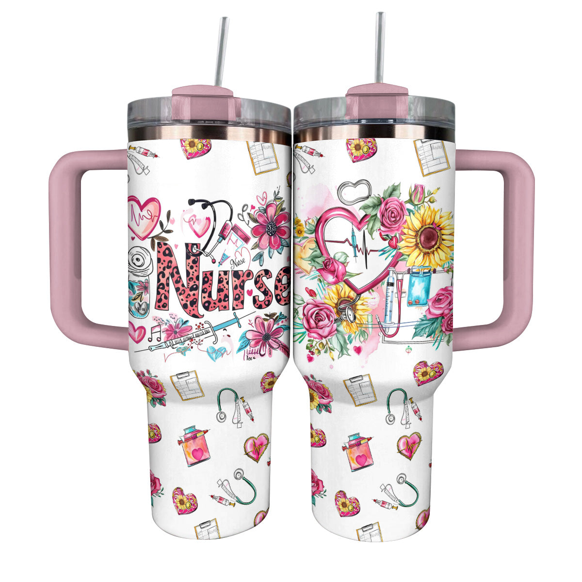 Shineful Tumbler Pink Nurse Life