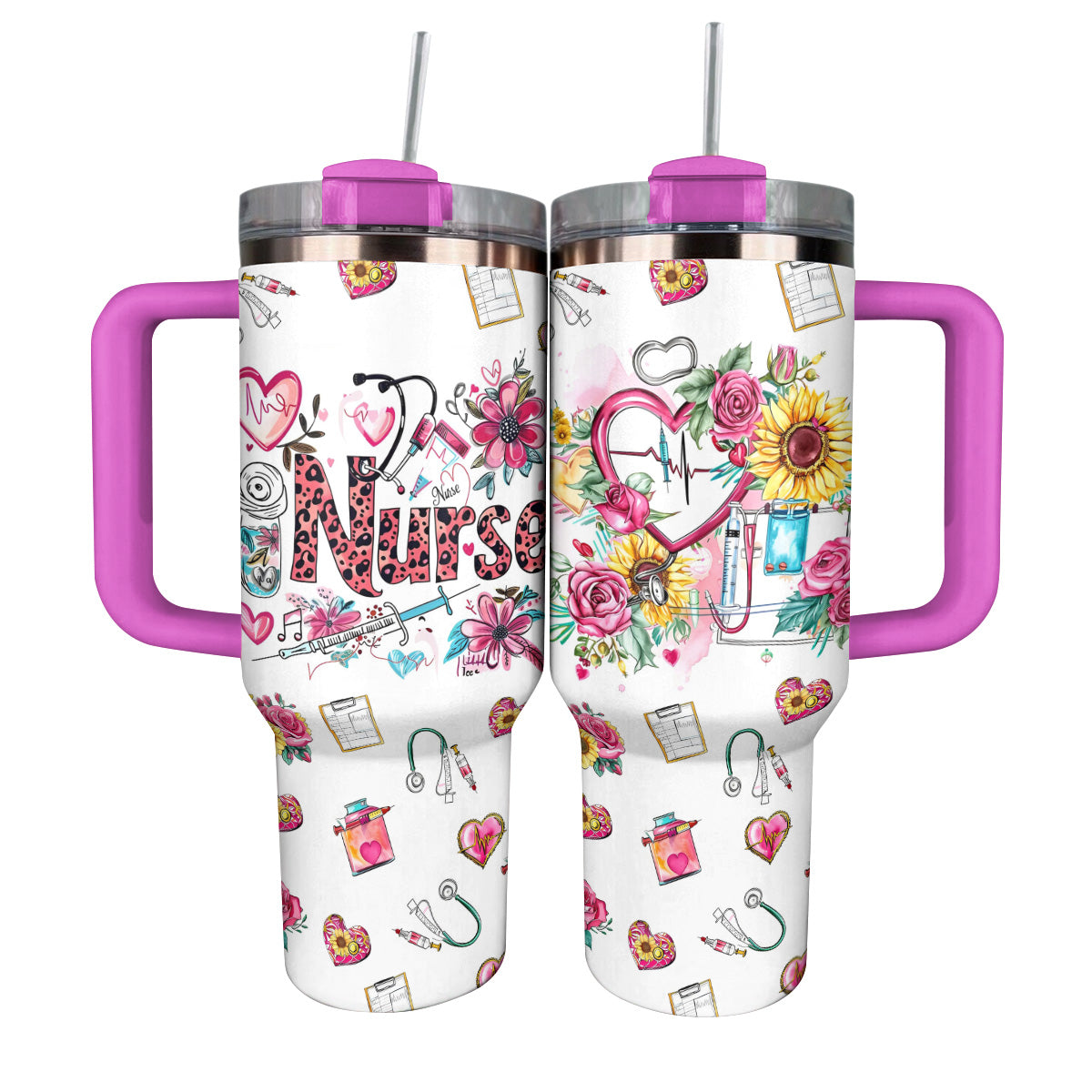 Shineful Tumbler Pink Nurse Life