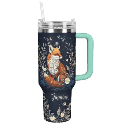 Shineful Tumbler Fox In Moonlight Personalized TH7