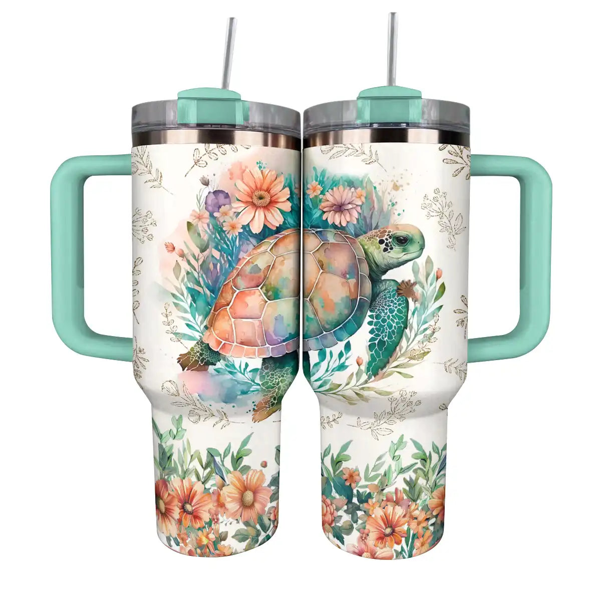 Shineful Tumbler Sparkling Sea Turtle