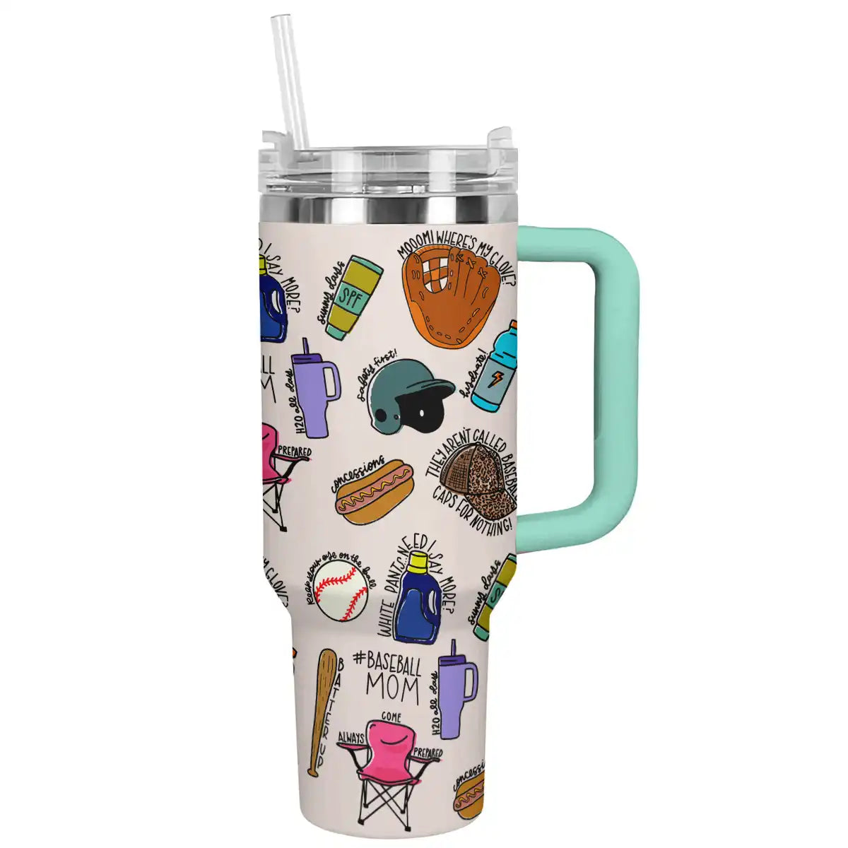 Shineful Tumbler Baseball Mom TH7