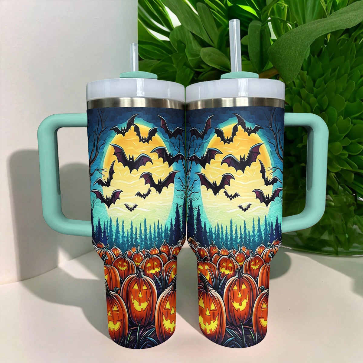 Shineful Tumbler Halloween Pumpkin Patch